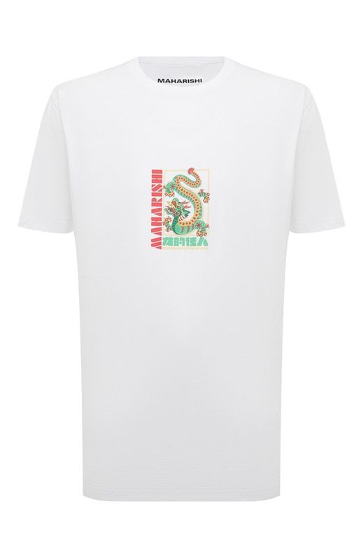 Хлопковая футболка Maharishi