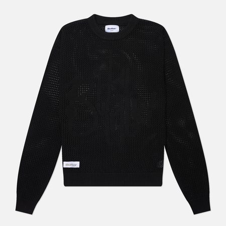 Мужской свитер Butter Goods Scribble Knit, цвет чёрный