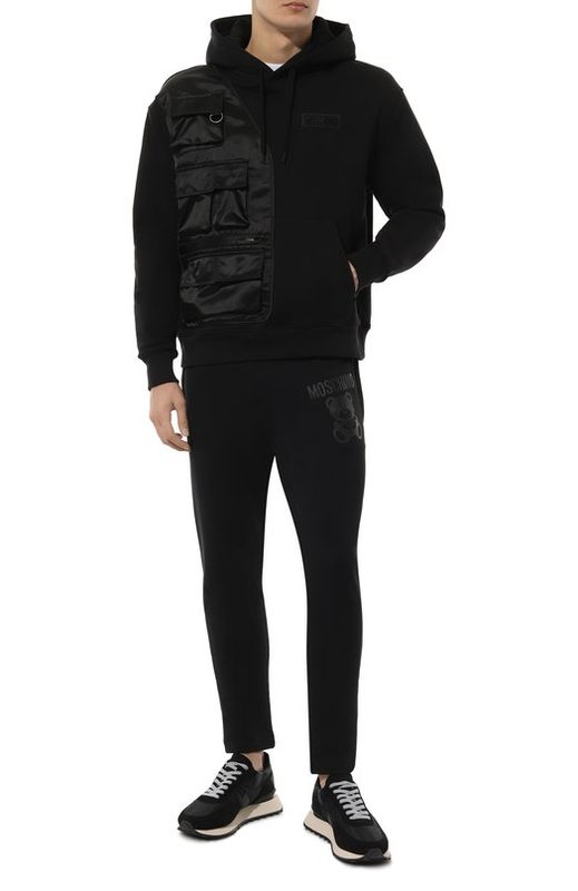 Хлопковое худи Moschino 2