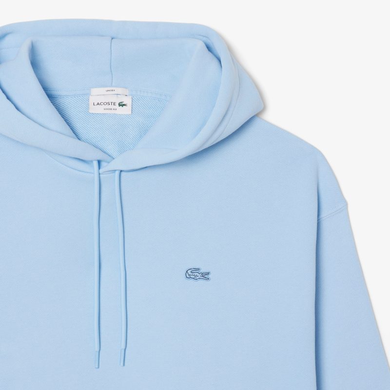 Хлопковый свитшот Lacoste унисекс свободного кроя 5