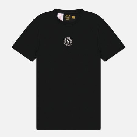 Мужская футболка Polo Ralph Lauren Cookie Lounge Sleep Crew, цвет чёрный