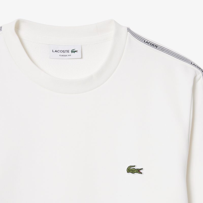 Мужской флисовый свитшот Lacoste классического кроя 5