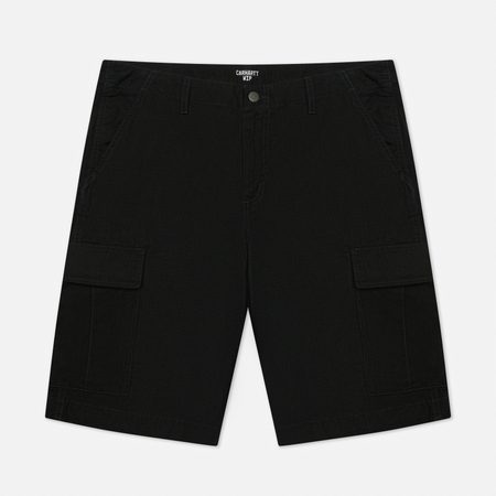 Мужские шорты Carhartt WIP Regular Cargo 6.5 Oz, цвет чёрный