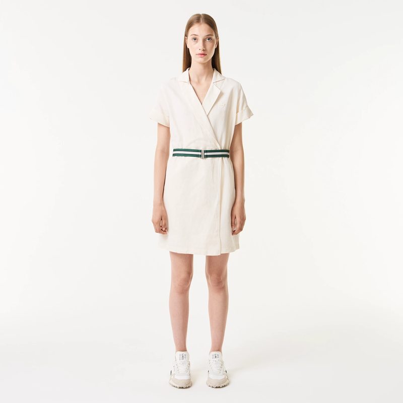 Лёгкое платье Lacoste с поясом 5