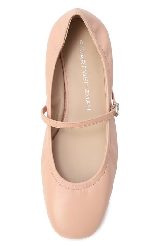 Кожаные балетки Claris Stuart Weitzman 4