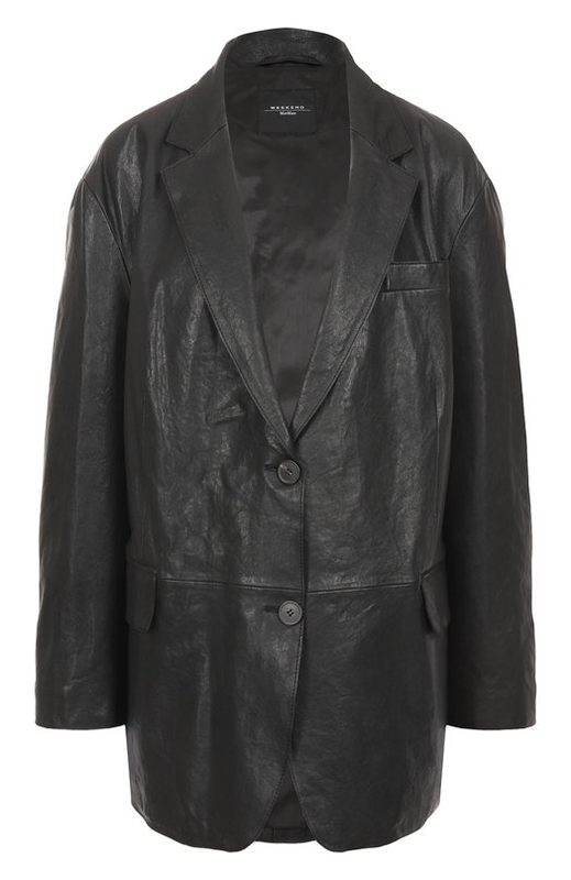 Кожаный жакет Weekend Max Mara