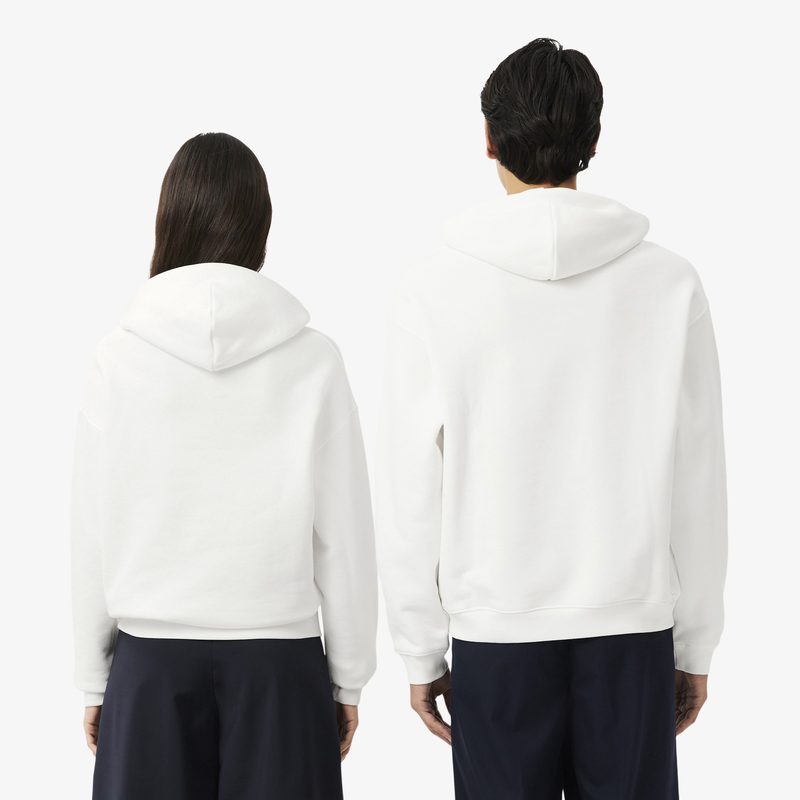 Хлопковый свитшот Lacoste унисекс свободного кроя 2