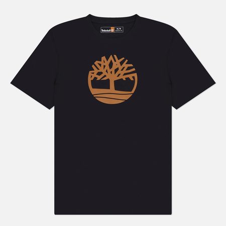 Мужская футболка Timberland Kennebec River Pigment Tree Logo, цвет чёрный
