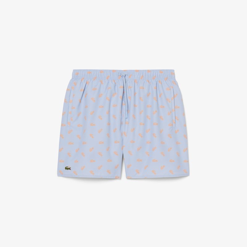 Мужские хлопковые купальные шорты Lacoste 4