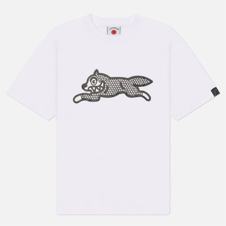 Мужская футболка ICECREAM Glitter Running Dog, цвет белый