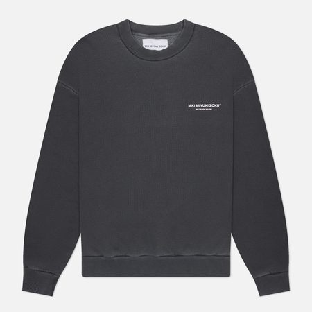 Мужская толстовка MKI MIYUKI ZOKU Design Studio Crewneck, цвет чёрный