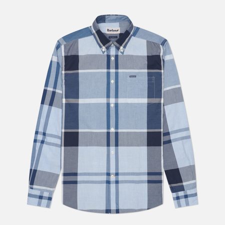 Мужская рубашка Barbour Harris Tailored, цвет голубой