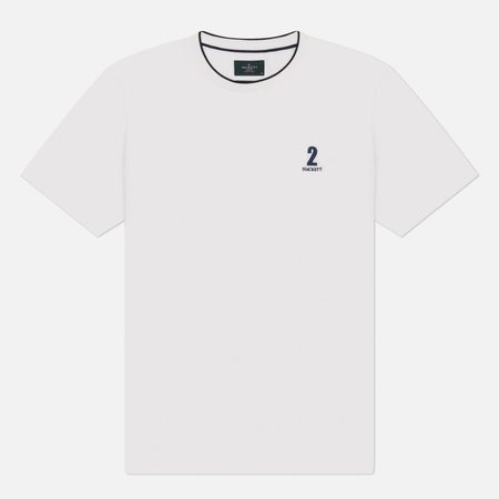 Мужская футболка Hackett Heritage Number, цвет белый