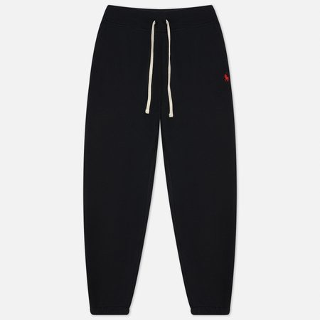 Мужские брюки Polo Ralph Lauren Embroidered Pony Vintage Fleece, цвет чёрный