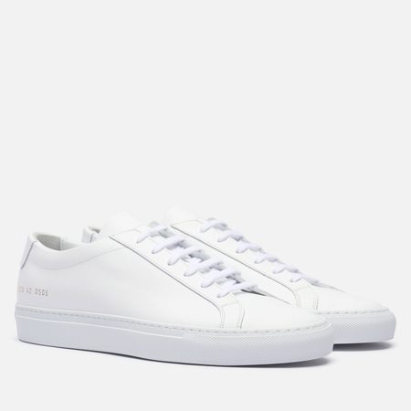 Мужские кеды Common Projects Original Achilles Low, цвет белый