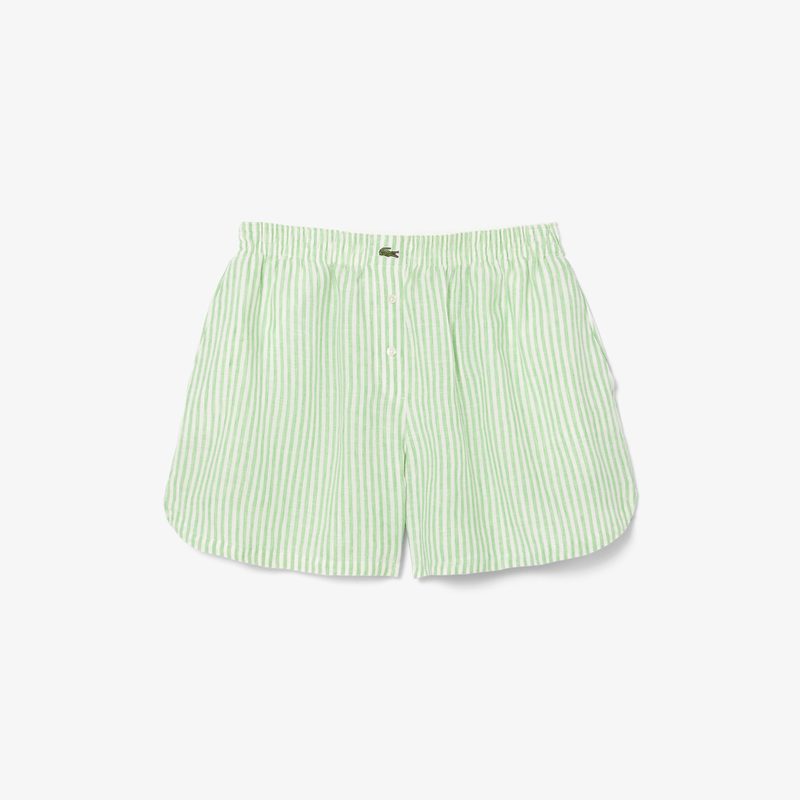 Женские шорты Lacoste из льна 5