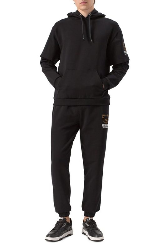 Хлопковое худи Moschino 2