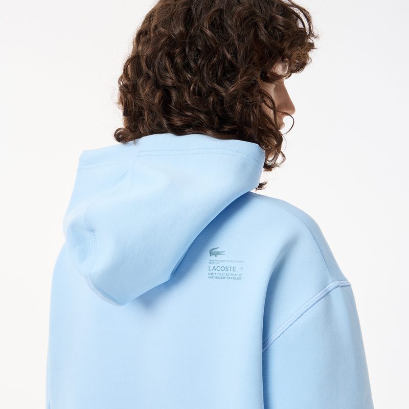 Женская толстовка Lacoste свободного кроя с капюшоном 5