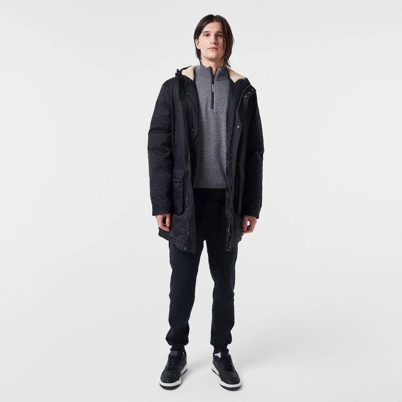 Мужская утеплённая парка Lacoste с капюшоном 5