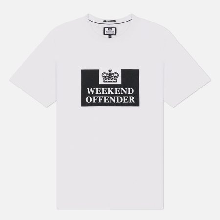 Мужская футболка Weekend Offender Prison Classic, цвет белый