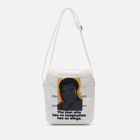 Сумка Comme des Garcons SHIRT x Andy Warhol Slogan, цвет белый
