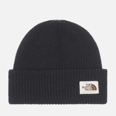 Шапка The North Face Salty Bae Lined Cuffed, цвет чёрный
