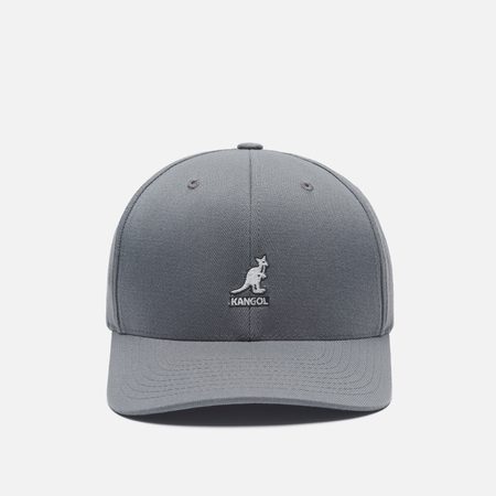 Кепка Kangol Wool Flexfit Baseball, цвет серый