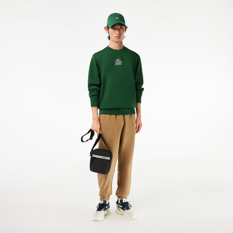 Хлопковый свитшот Lacoste унисекс 4