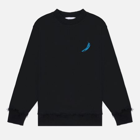 Мужская толстовка Etudes Studio Relax Crew Patch, цвет чёрный