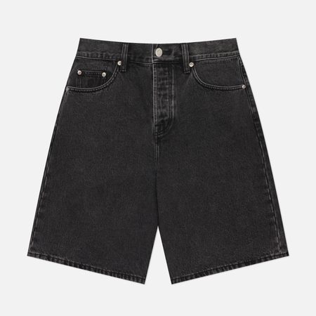 Мужские шорты Stussy Big Ol' Denim, цвет чёрный