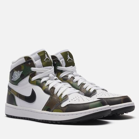 Мужские кроссовки Jordan Air Jordan 1 High Golf Camo, цвет белый