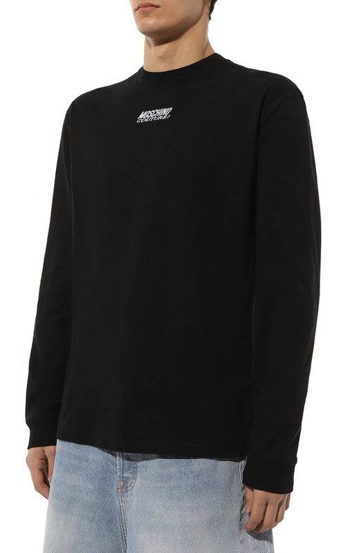 Хлопковый лонгслив Moschino 3