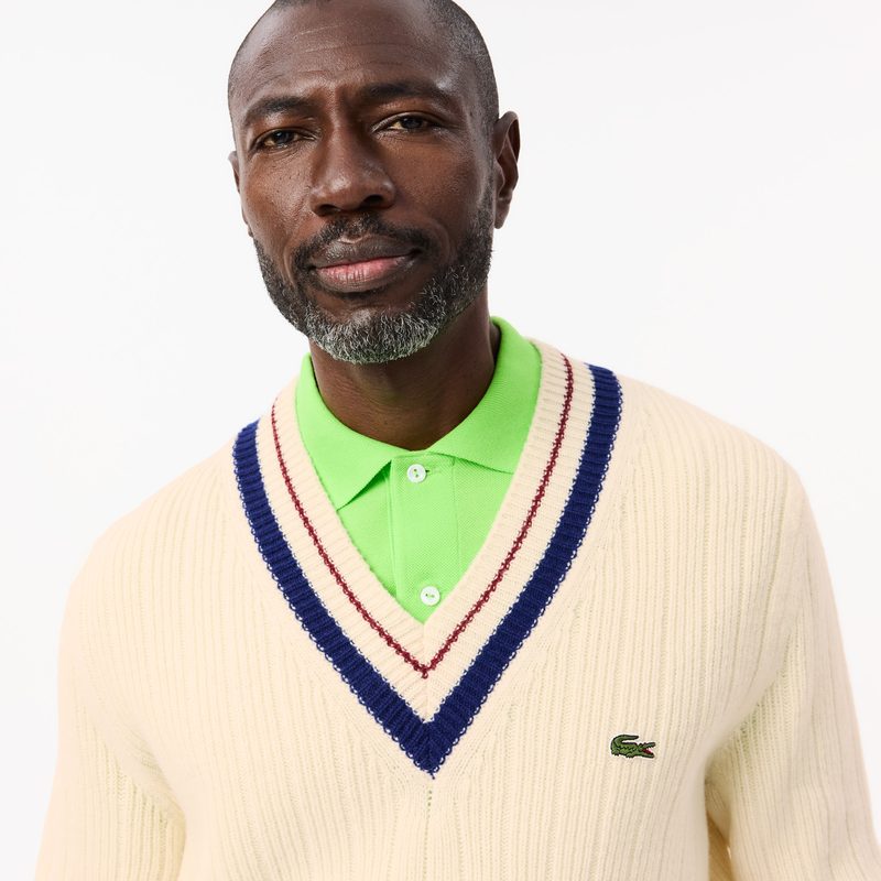 Мужской свитер Lacoste из кардочесаной шерсти 3