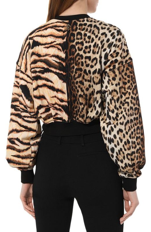 Хлопковый свитшот Roberto Cavalli 4