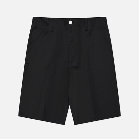 Мужские шорты Carhartt WIP Simple Denison Twill, цвет чёрный