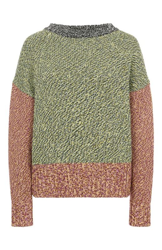Свитер из хлопка и шерсти Weekend Max Mara