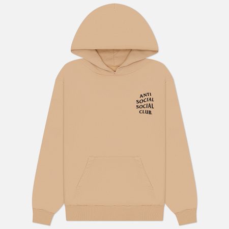 Мужская толстовка Anti Social Social Club Mind Games Zip-Up Hoodie, цвет бежевый