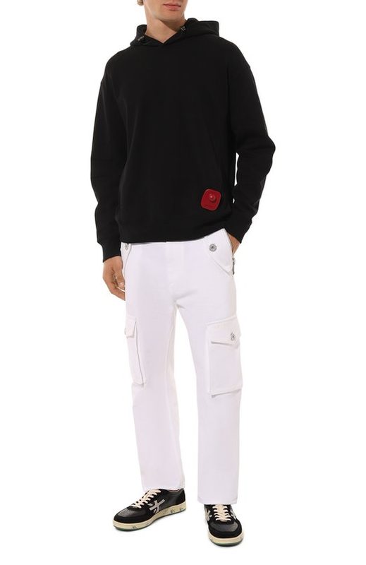Хлопковое худи Moschino 2