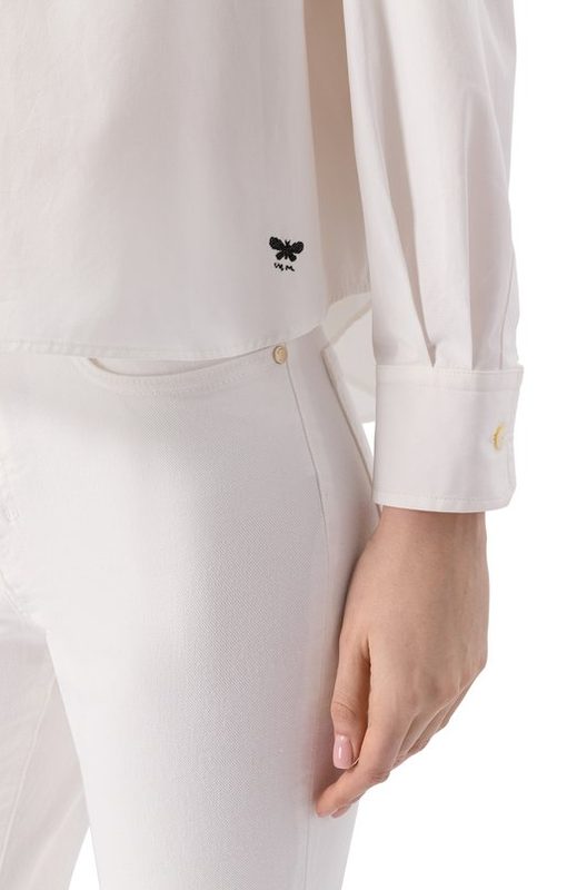 Хлопковая рубашка Weekend Max Mara 5