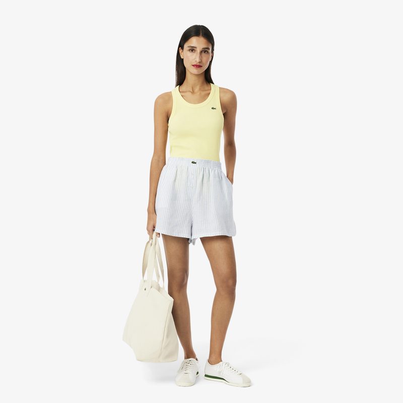 Женские шорты Lacoste из льна