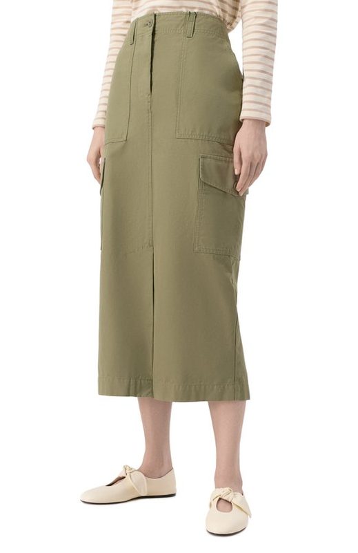 Хлопковая юбка Weekend Max Mara 3