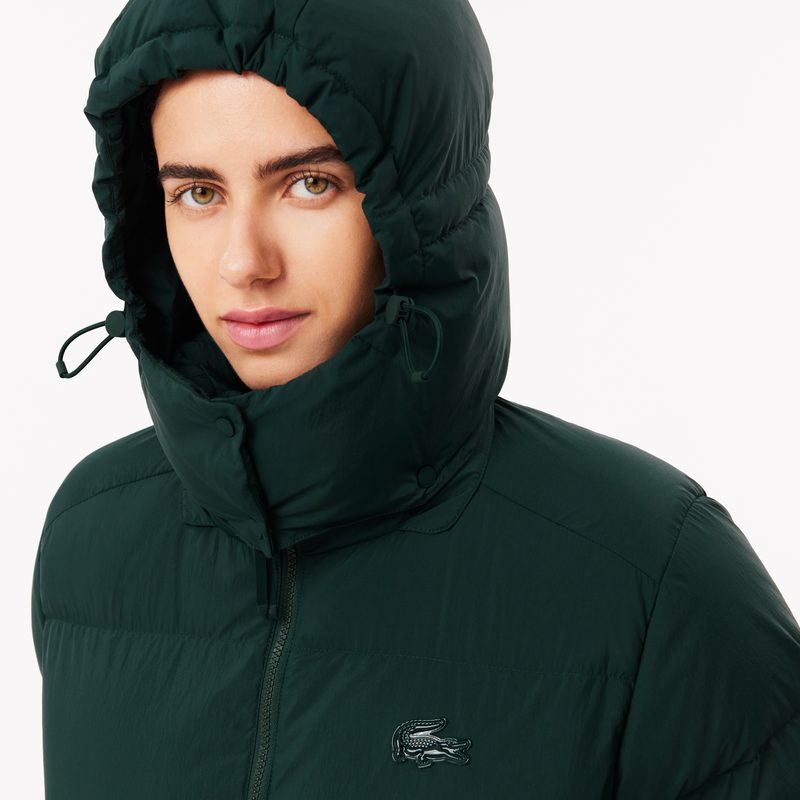 Женская короткая куртка Lacoste с капюшоном 3