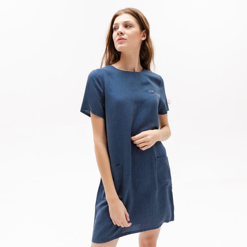 Женское платье Lacoste с круглым вырезом 3