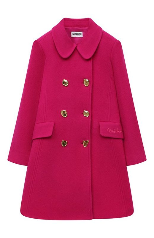 Шерстяное пальто Moschino