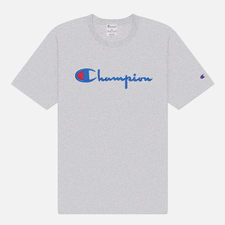 Мужская футболка Champion Reverse Weave Pinnacle Crewneck Relax Fit, цвет серый