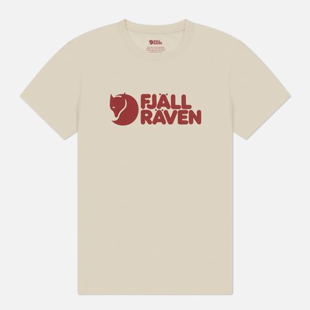 Мужская футболка Fjallraven Fjallraven Logo, цвет бежевый