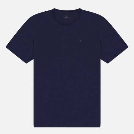 Мужская футболка Hackett Logo Cotton, цвет синий