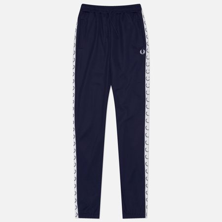 Мужские брюки Fred Perry Taped Track, цвет синий
