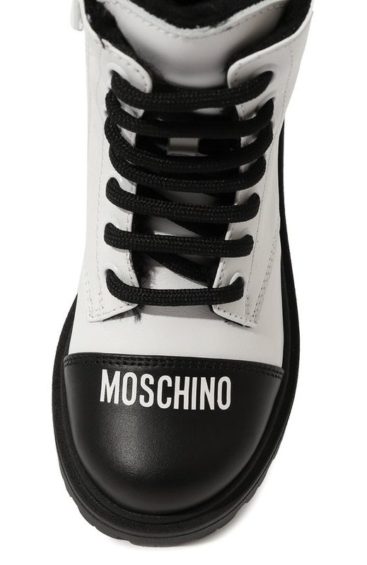 Кожаные ботинки Moschino 4