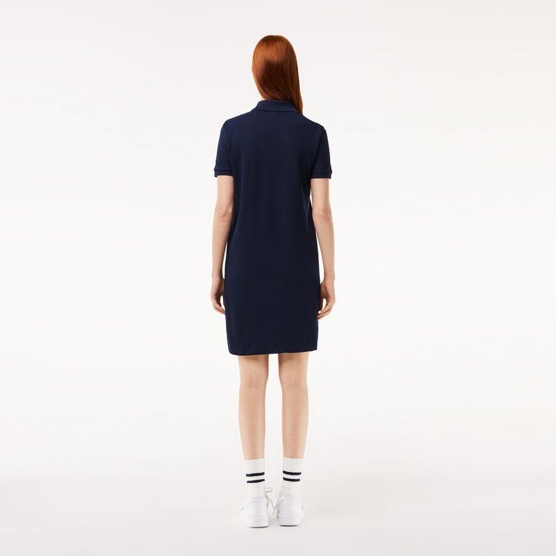 Женское хлопковое платье - поло Lacoste 2